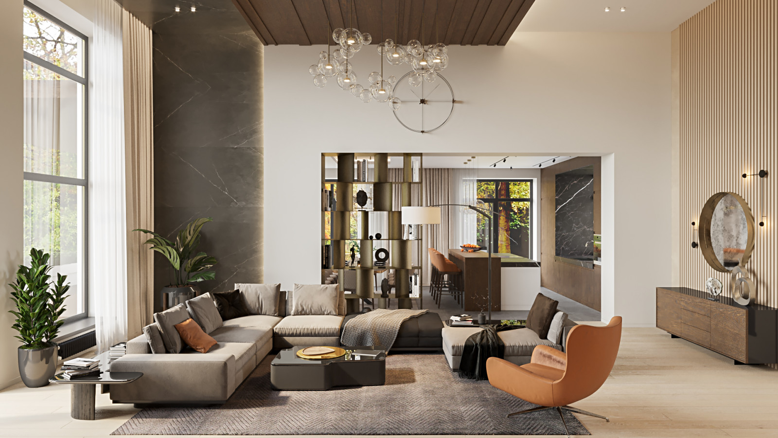 Обложка проекта: Дизайн интерьера индивидуального жилого дома. КП "Павлово"