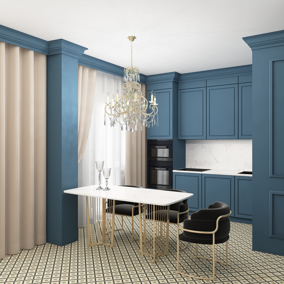 Двухкомнатная квартира в стиле неоклассика