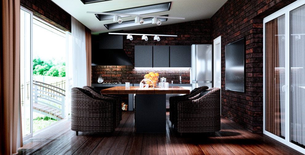 Обложка проекта: Дом в поселке Ла Манш