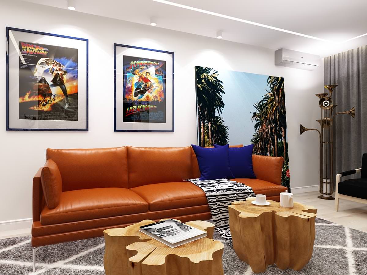 Яркая квартира для художницы