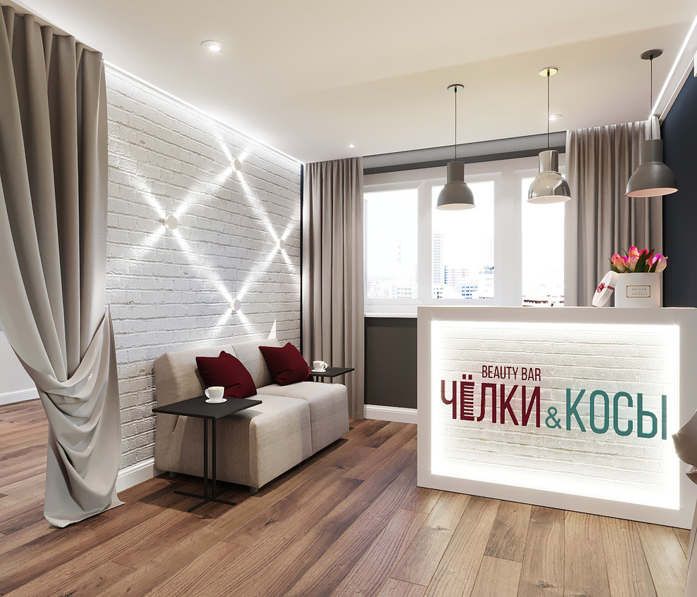 Дизайн проект салона красоты "Челки и косы"
