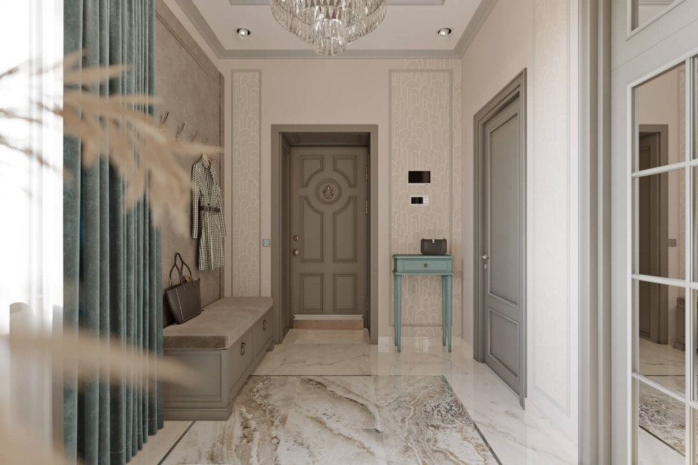 Дизайн интерьера жилого дома. Современная классика.