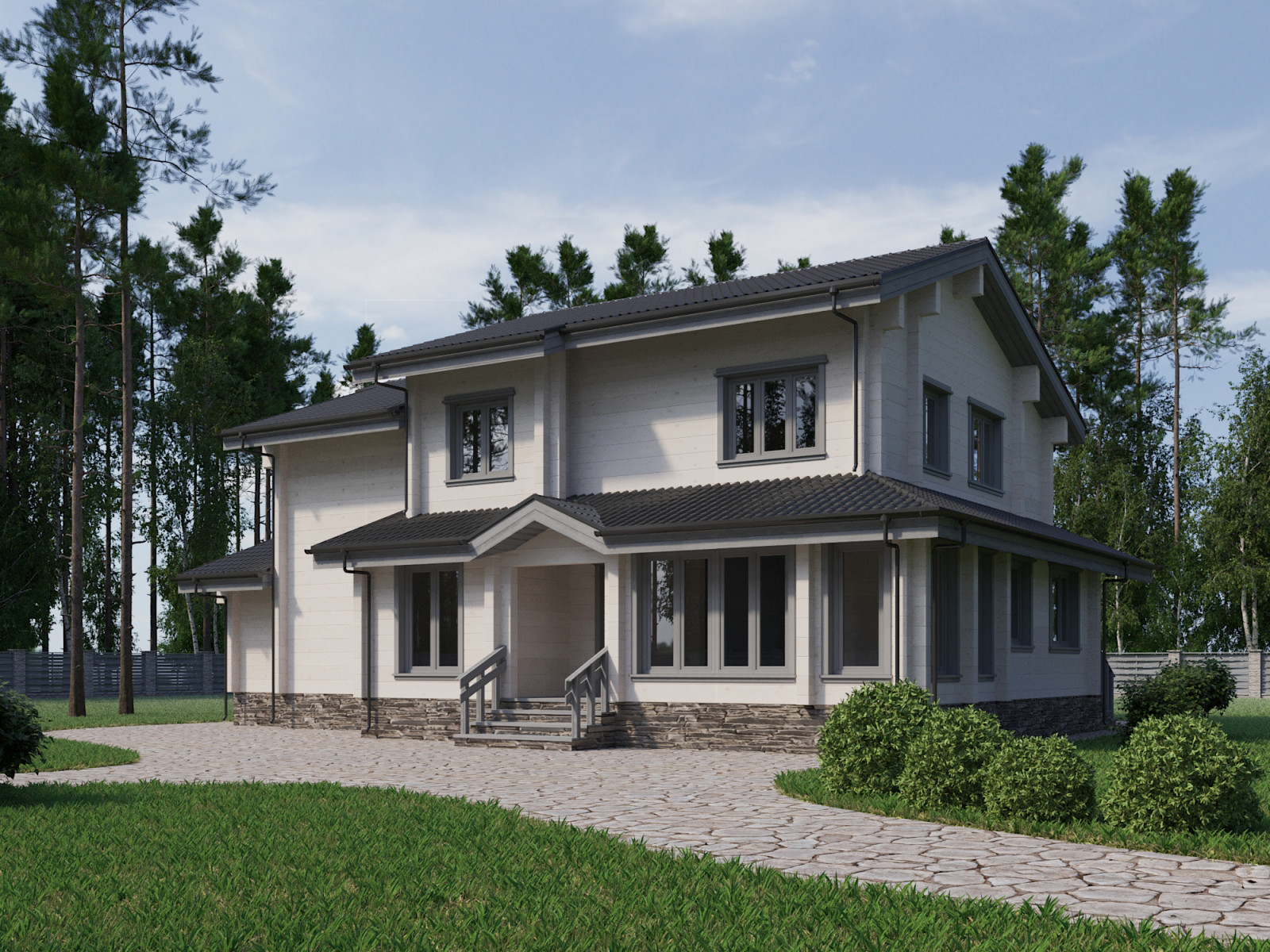 Дом из клееного бруса  Заповедник