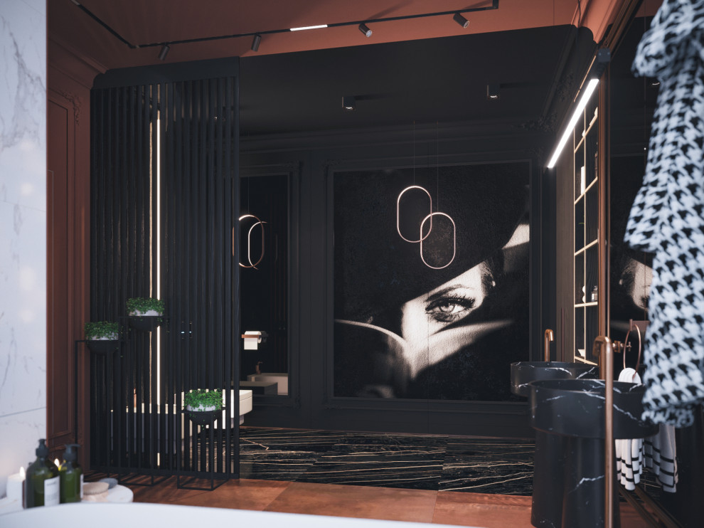 Ванная в загородном доме