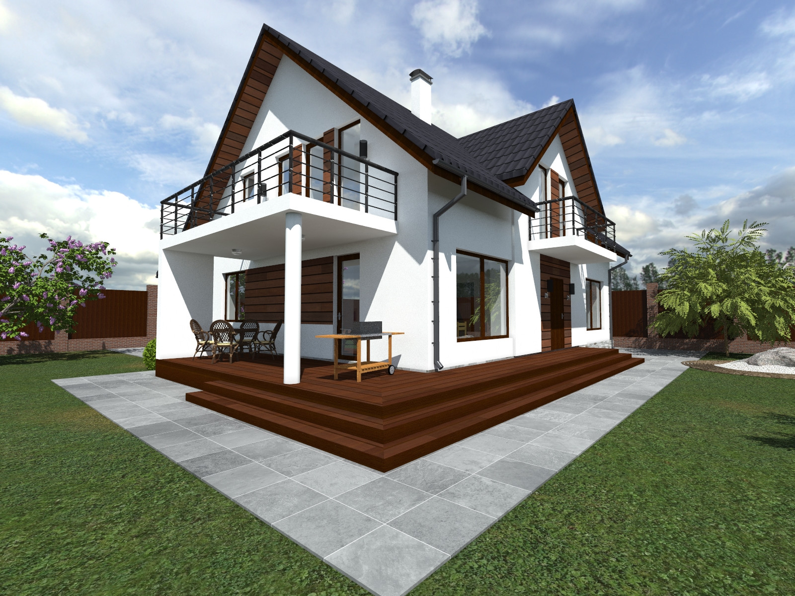 Обложка проекта: Коттедж в современном стиле