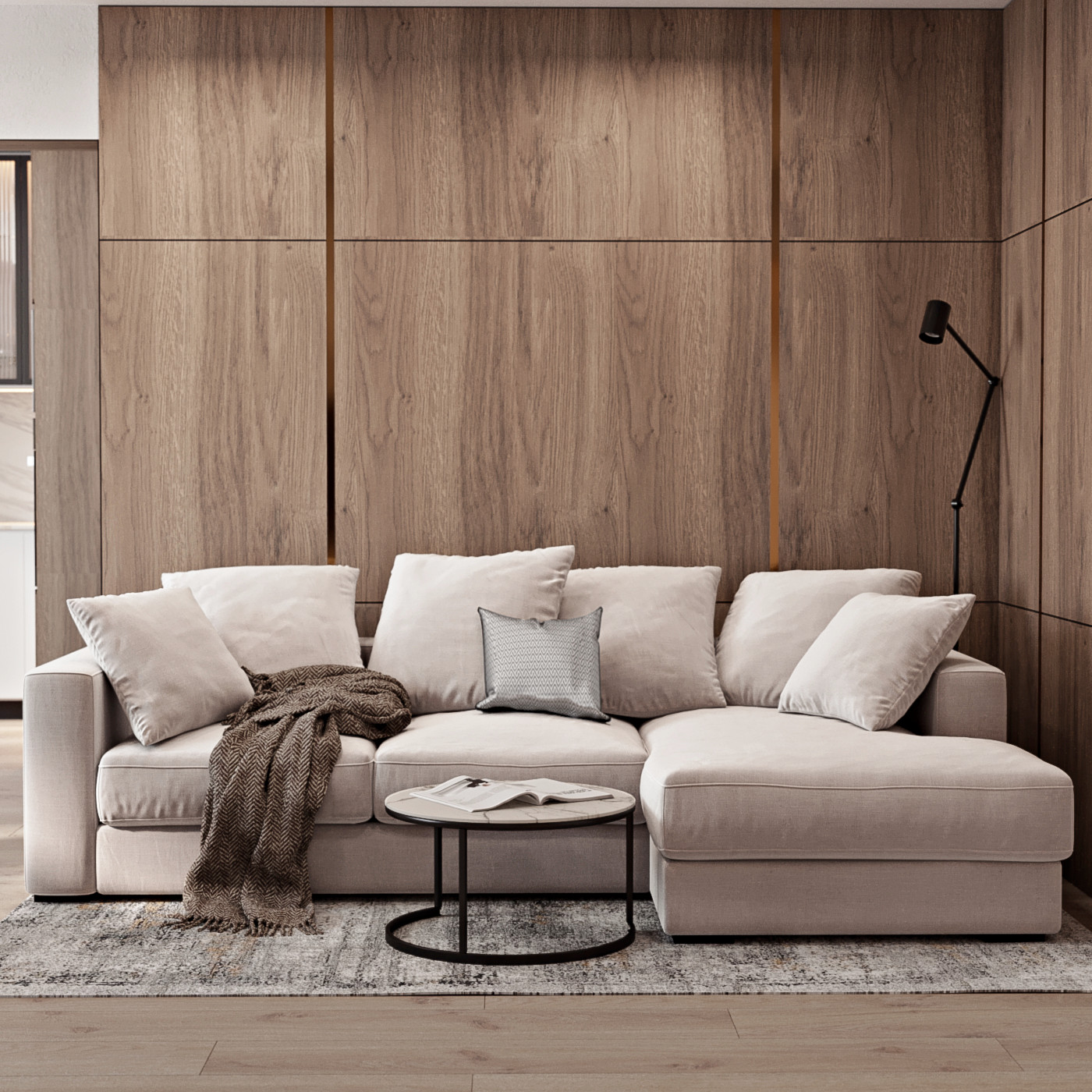 Дизайн квартиры в ЖК Лазурный