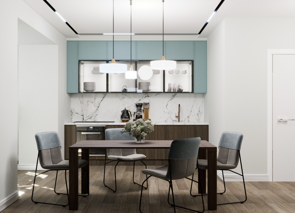 Обложка проекта: интерьер 2-комнатной квартиры для молодой семьи. ЖК Панорама