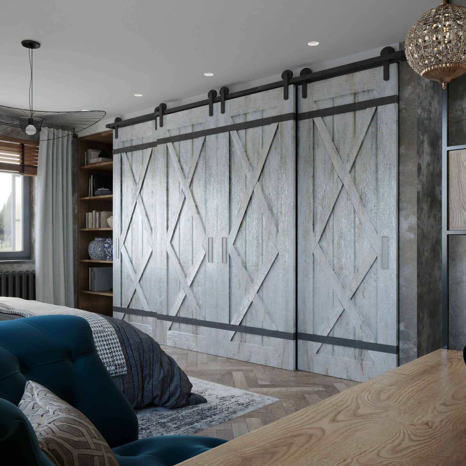 Дизайн и ремонт квартиры в КП «Новогорск» — Единство противоположностей