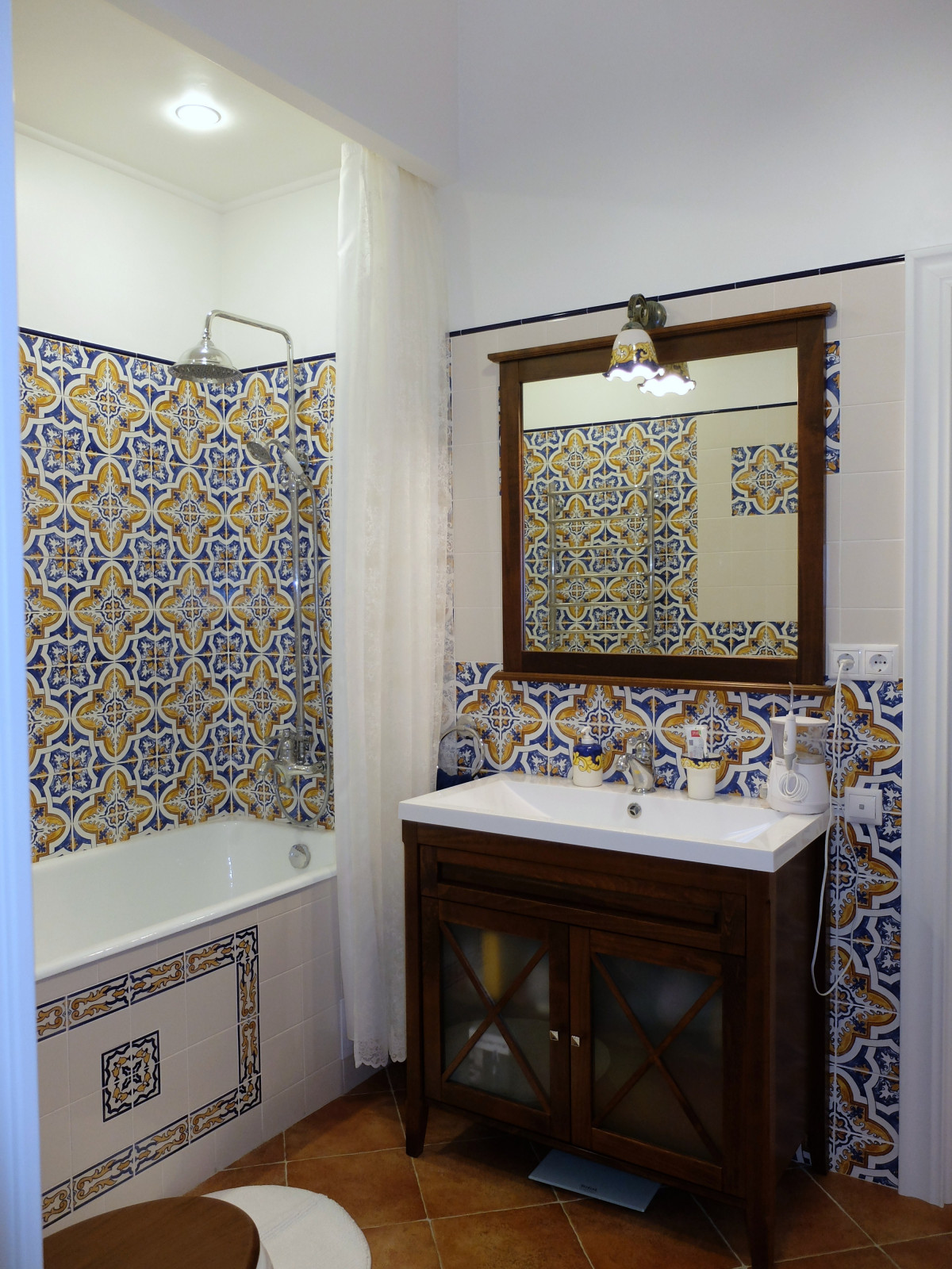 Обложка проекта: Ванная комната в португальском стиле