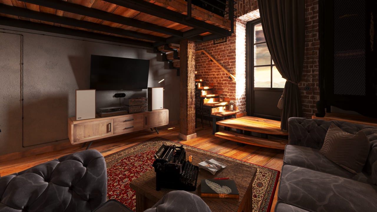 Проект квартиры в стиле Лофт на Буханцева