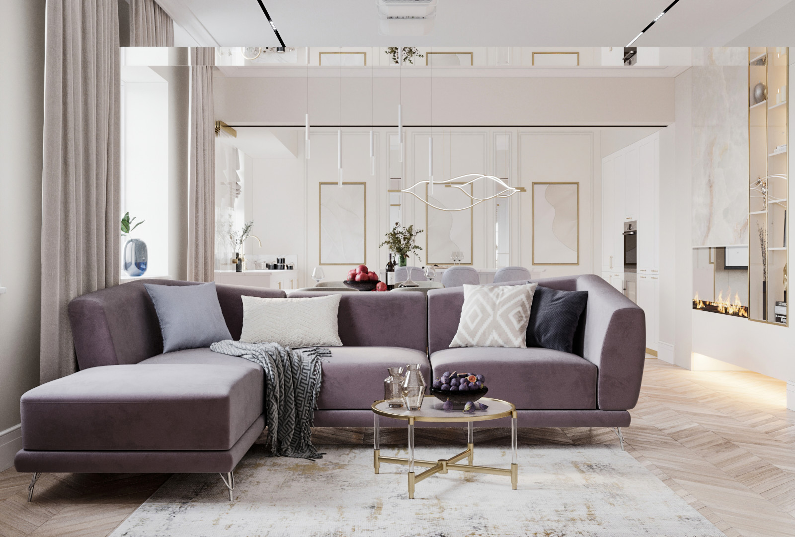 Квартира в Екатеринбурге 137 м2