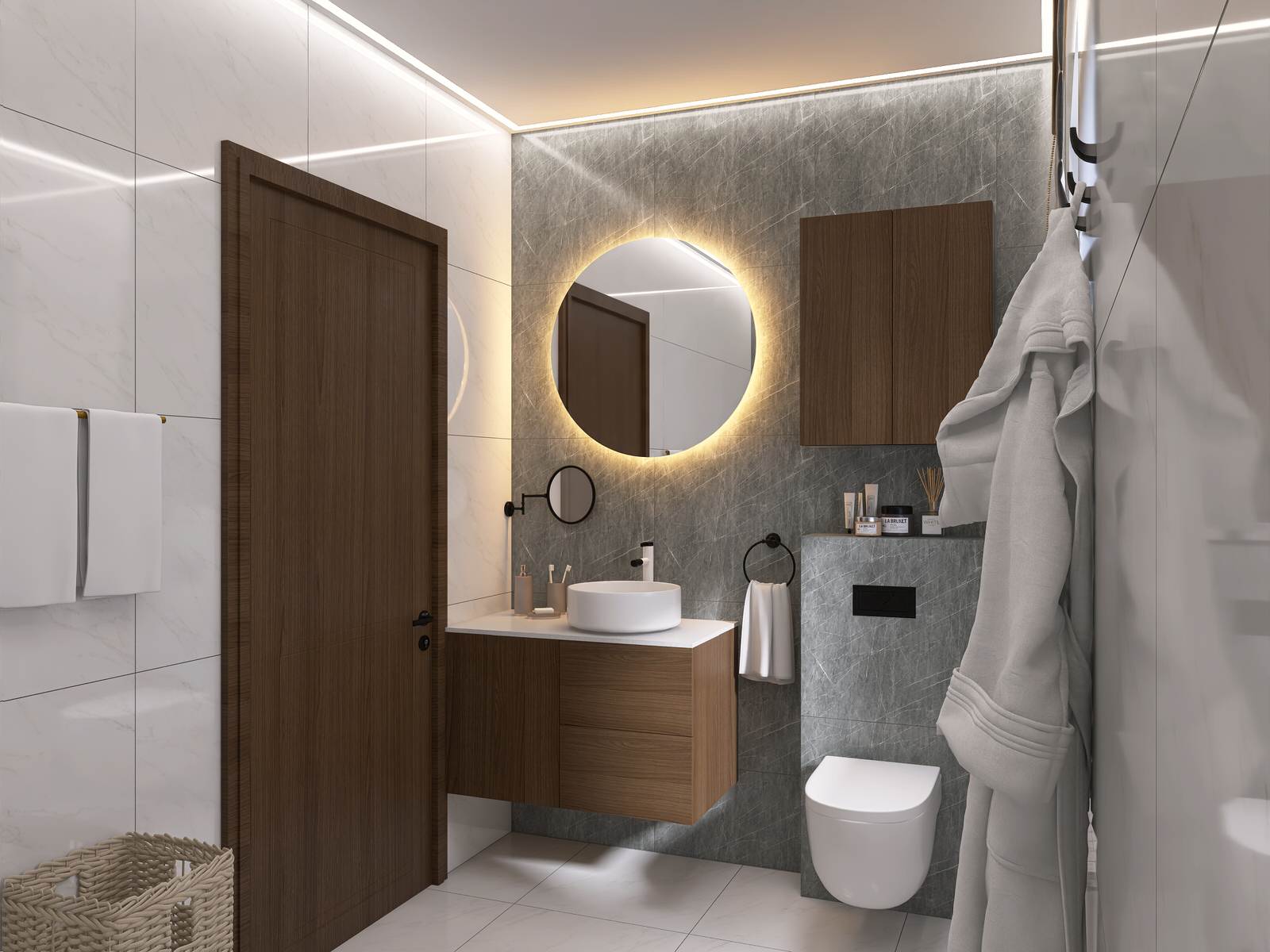 Ванная в загородном доме