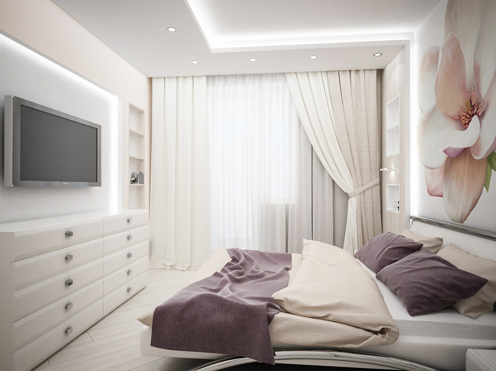 Дизайн интерьера спальни в Нагатино