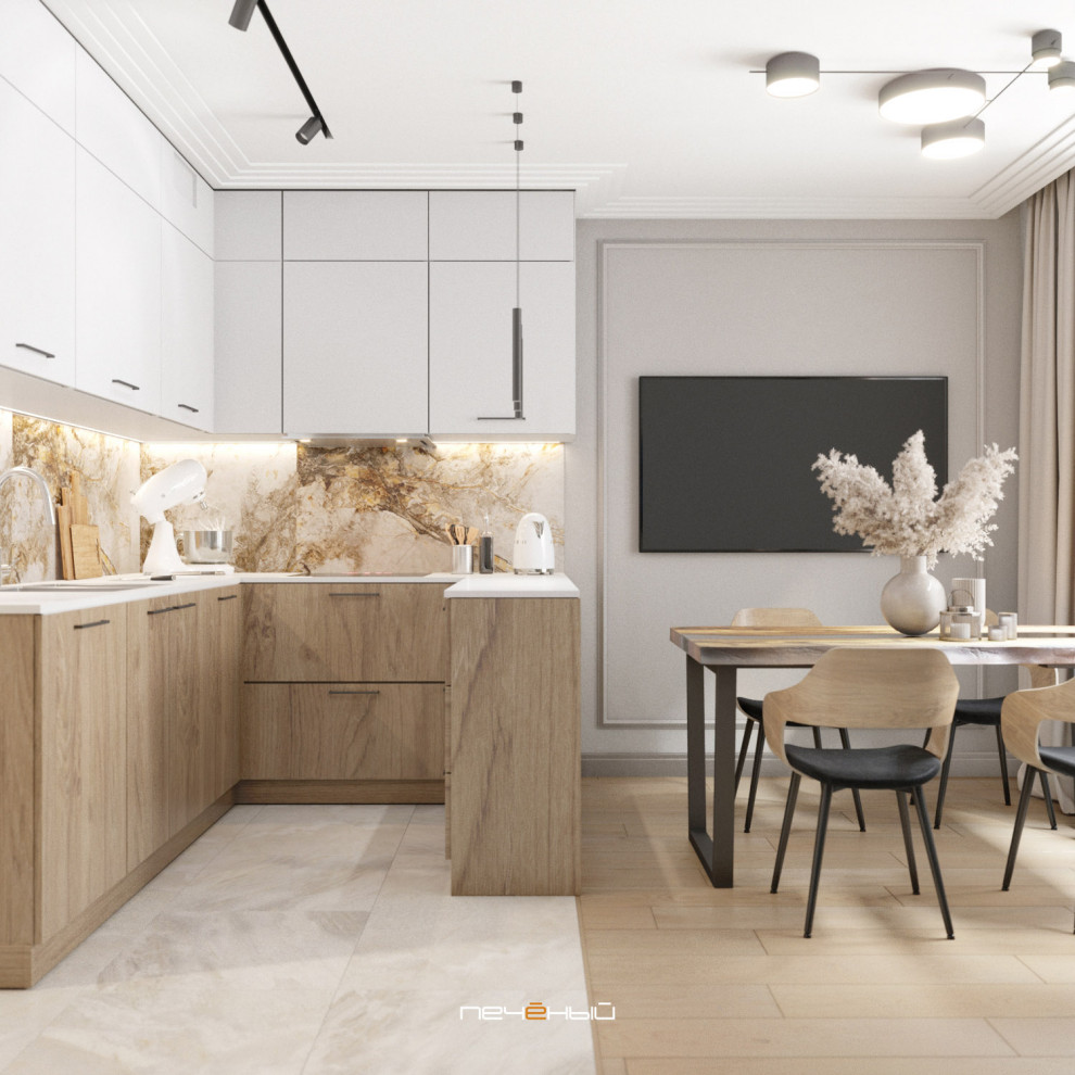 Гармоничный проект трёхкомнатной квартиры