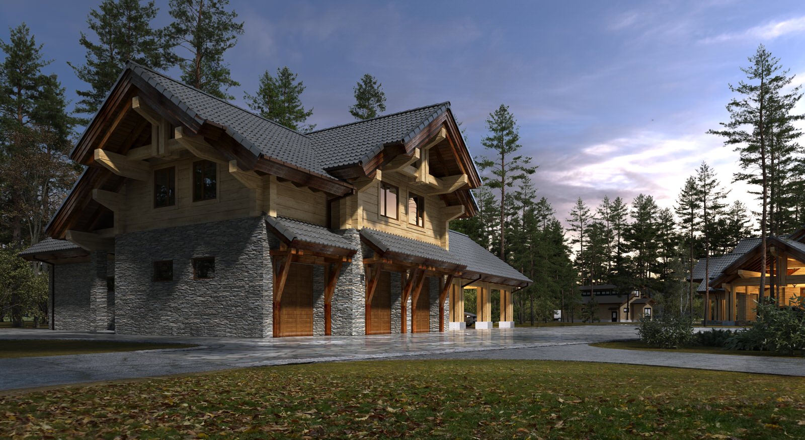 Современная усадьба в классическом стиле