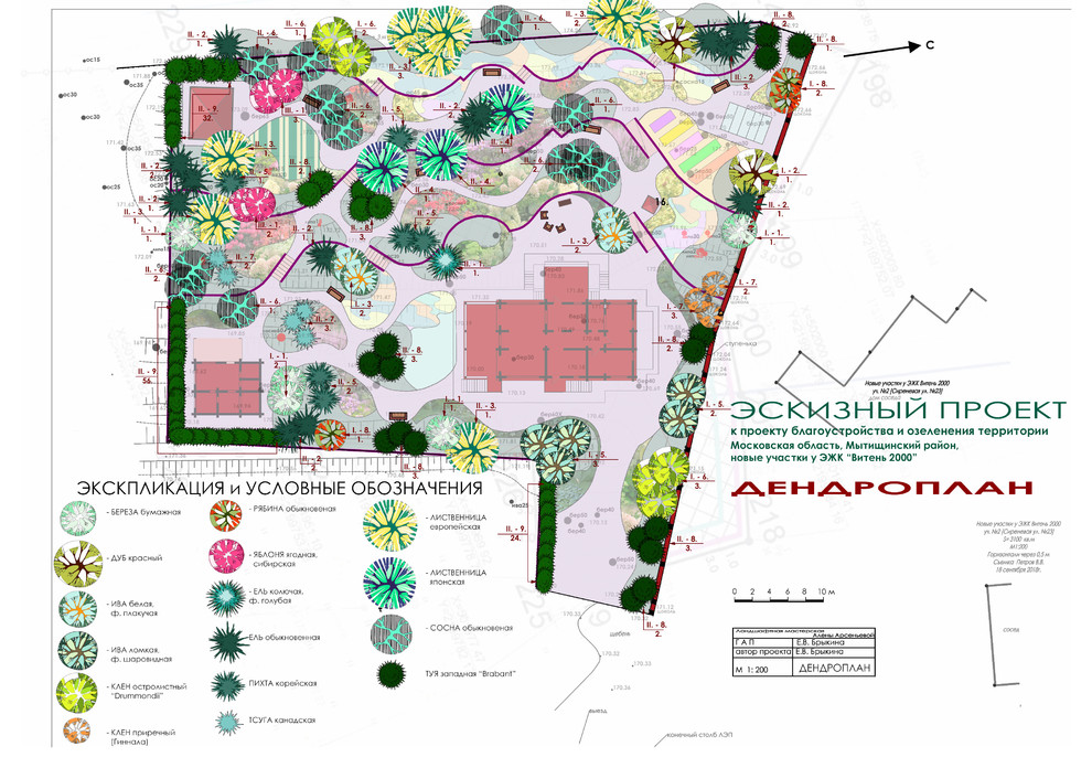 Сад на участке с уклоном - проект ландшафтного дизайна.