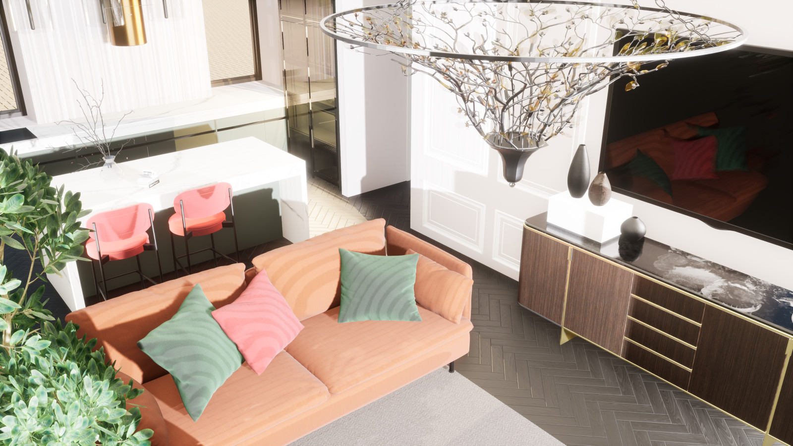 Индивидуальный жилой дом Альпийская деревня 125 м2