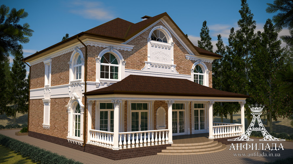 Дизайн-проект по облицовке фасадов жилого дома