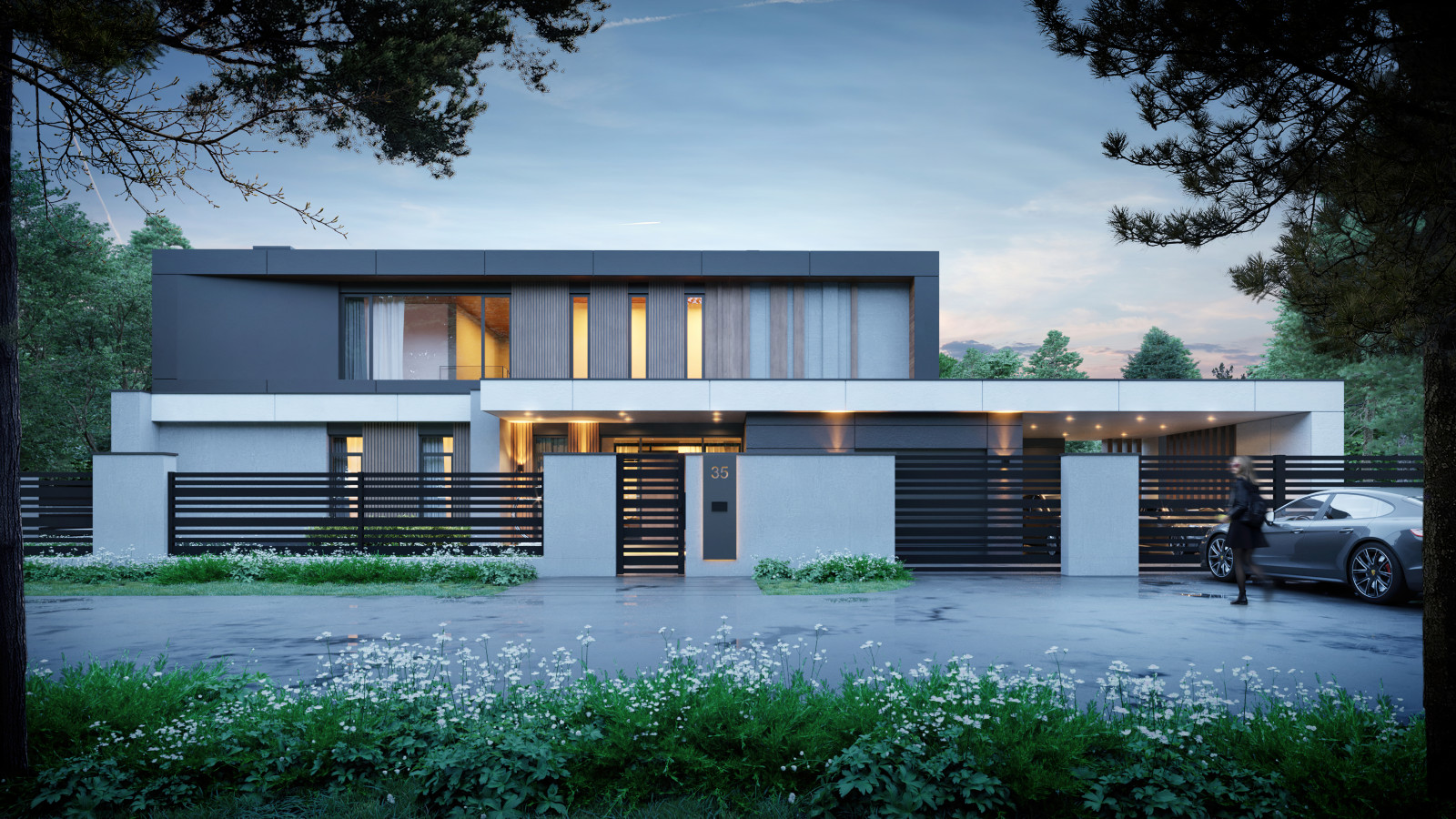 Обложка проекта: Проект индивидуального жилого дома и бани в КП "Голицыно-9"