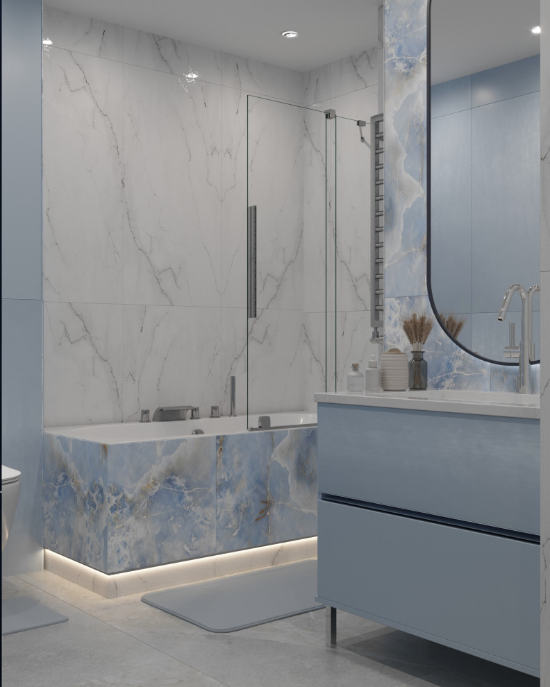 Обложка проекта: Ванная комната_"Закат на 51-м этаже"