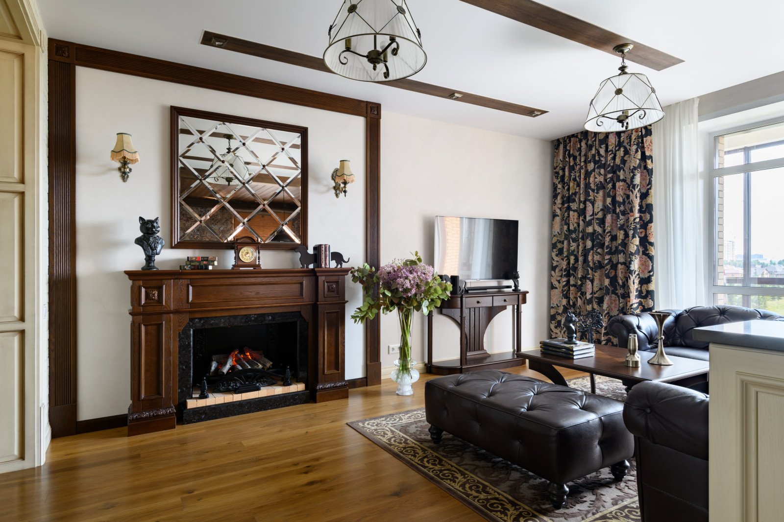 Квартира с атмосферой загородного дома