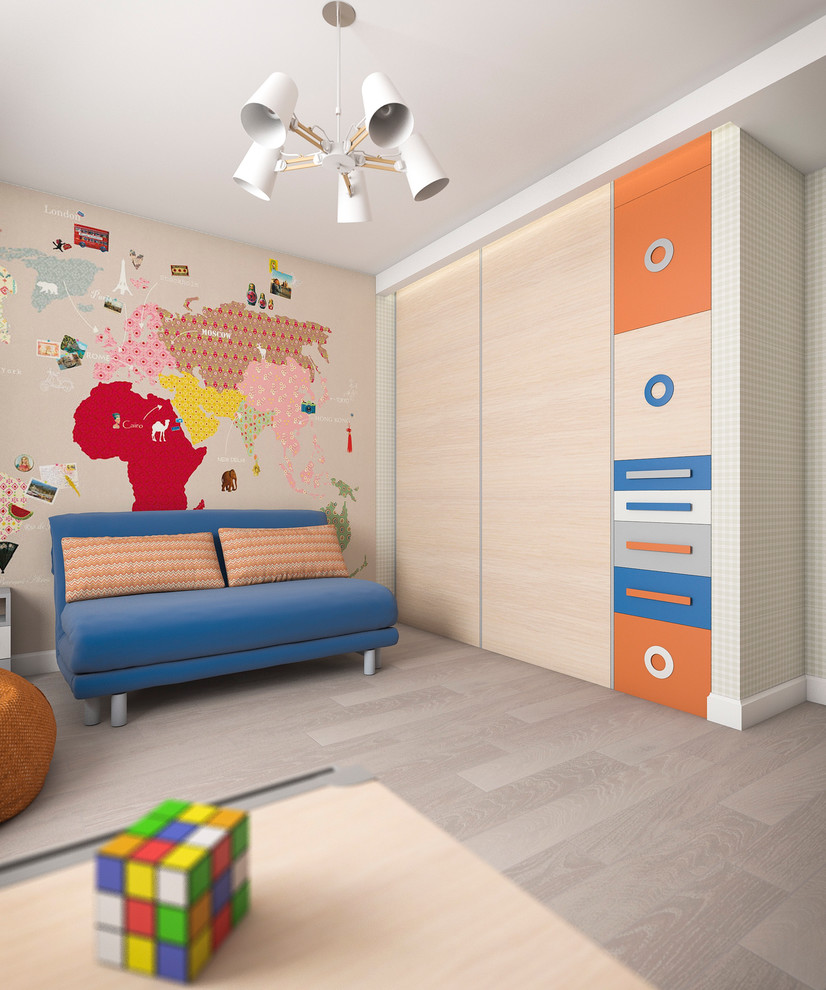 Детская для девочки и детская для мальчика. Визуализация.