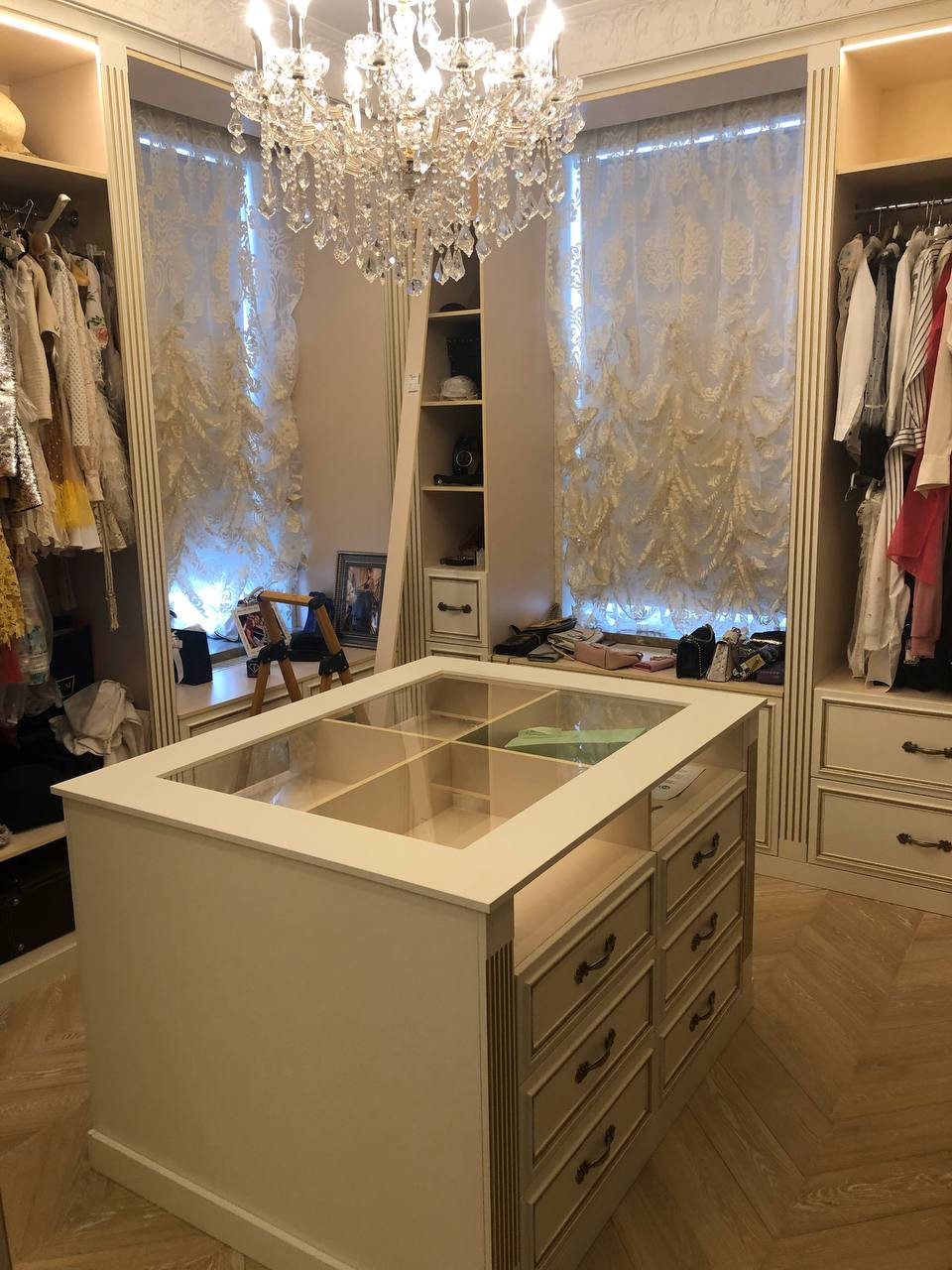 Гардеробная+тумбы