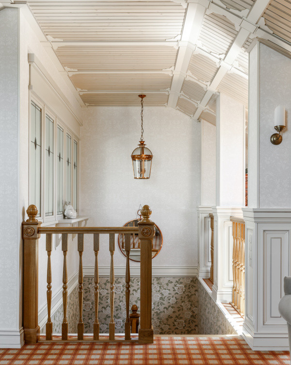 Интерьер дуплекса в поселке Бристоль Московская область часть. Левое крыло