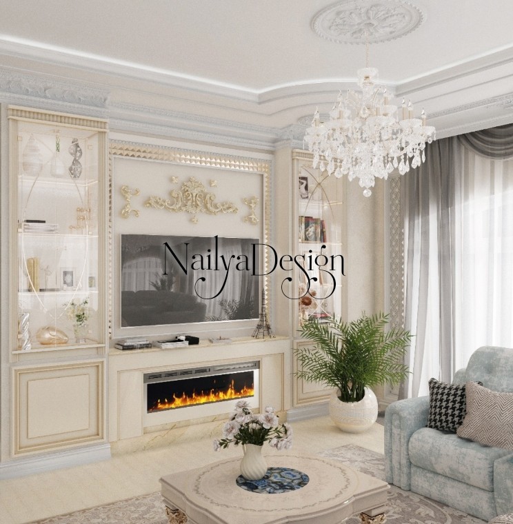 Обложка проекта: Дизайн гостиной в элитном доме