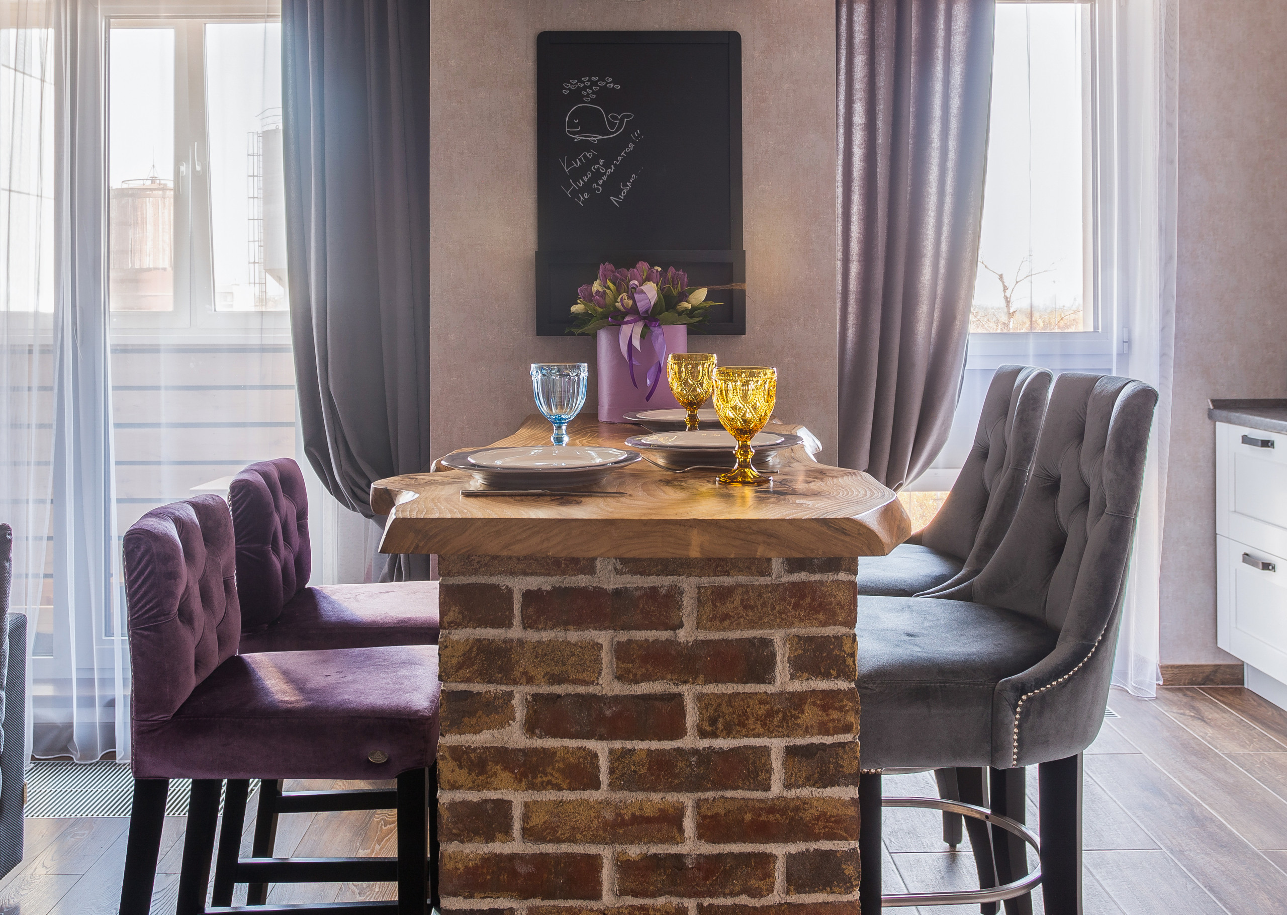 Цена проекта с фото: Кухня в стиле лофт за 767 926 ₽