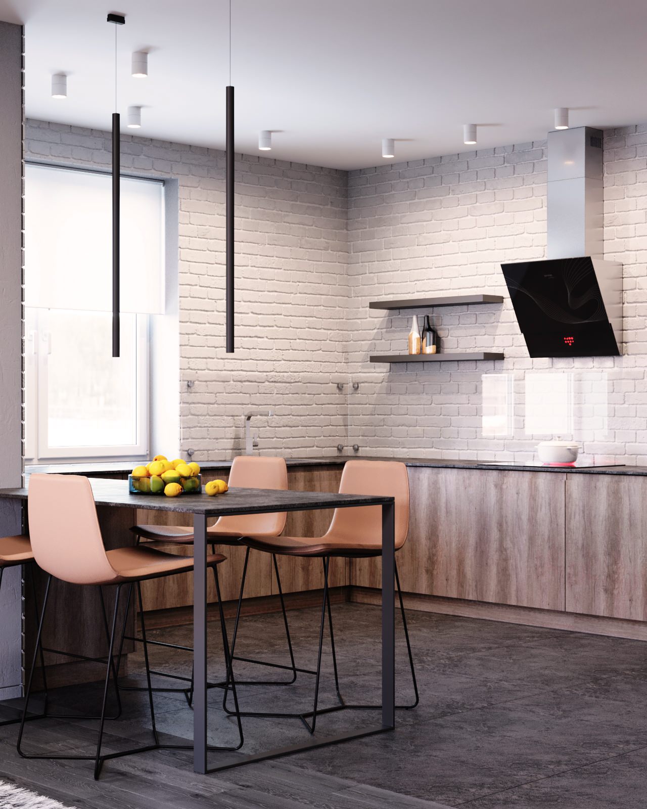 Дизайн интерьера "Минимализм" 2к.кв в г.Краснодаре