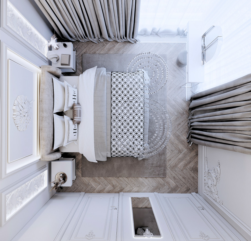 Дизайн интерьера "Спальня в ЖК "Алые паруса"