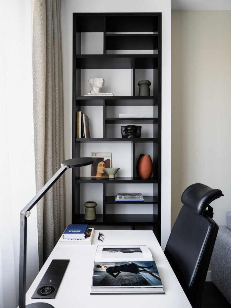 Дизайн квартиры с мебелью Zebrano by Sinteza: креслами,журнальным и smart-столом