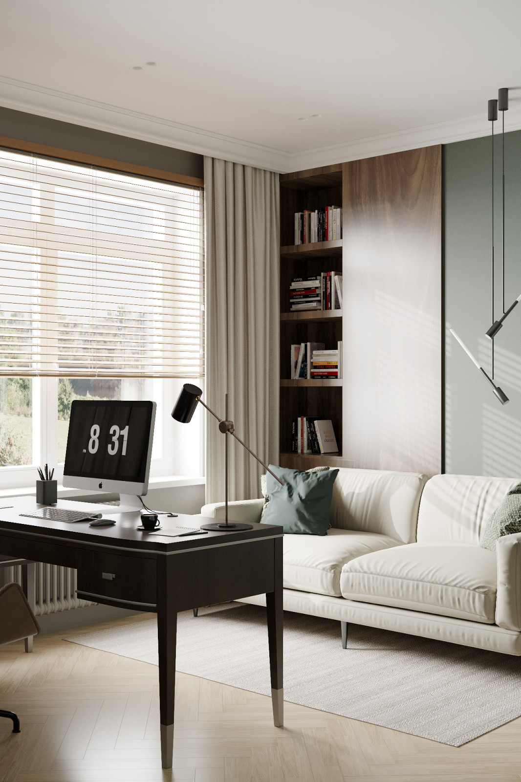 Обложка проекта: Современный таунхаус в теплой бежевой гамме