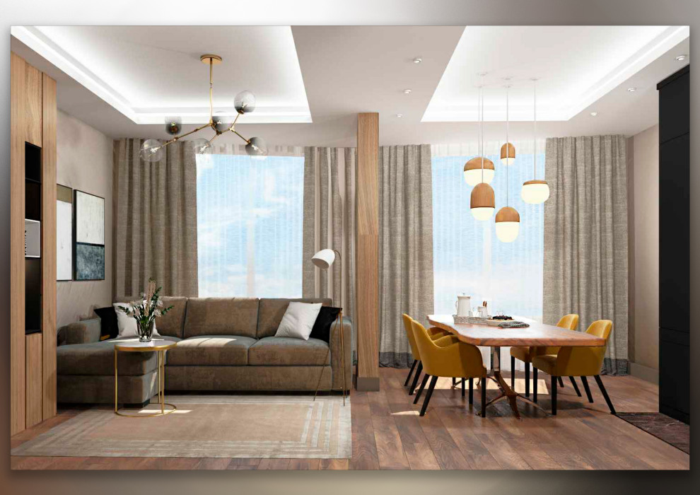 Обложка проекта: Просторная квартира в ЖК Green Park