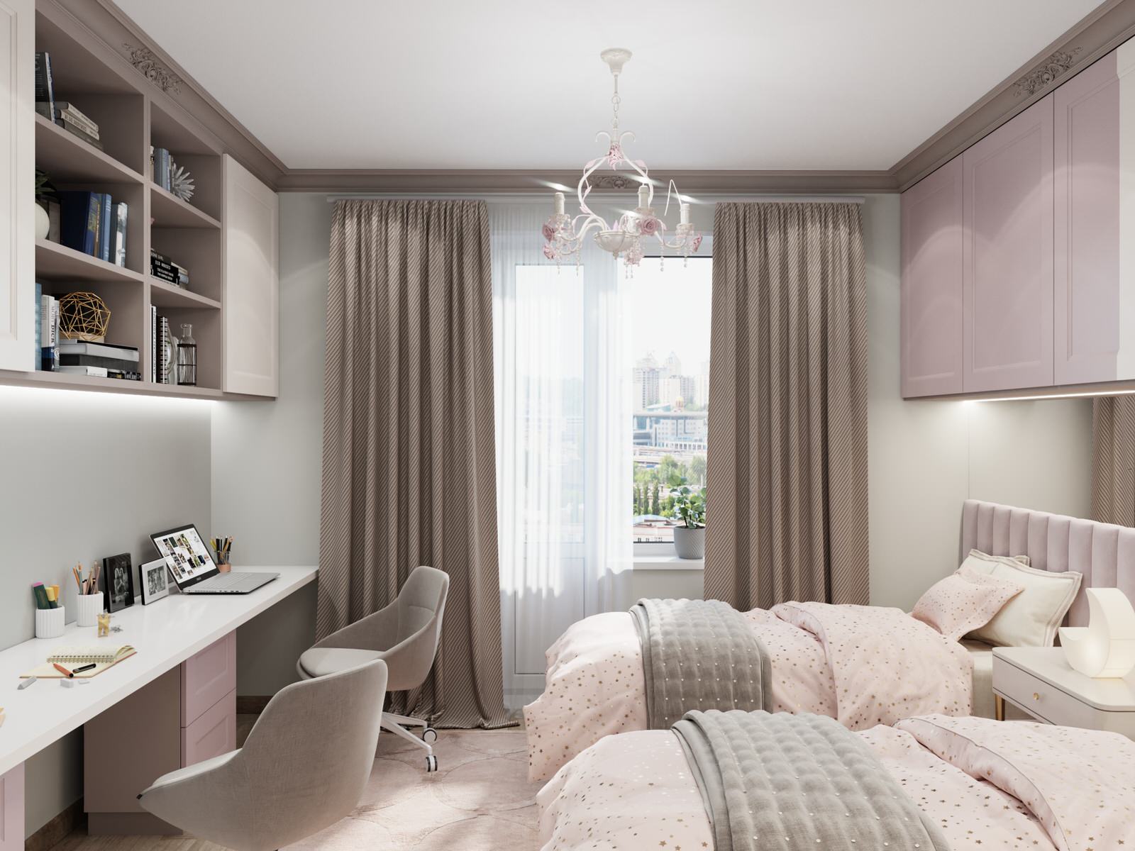 Детская для двух девочек