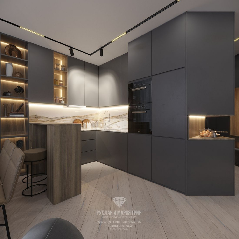 Дизайн квартиры в ЖК «Зиларт». Современный лофт