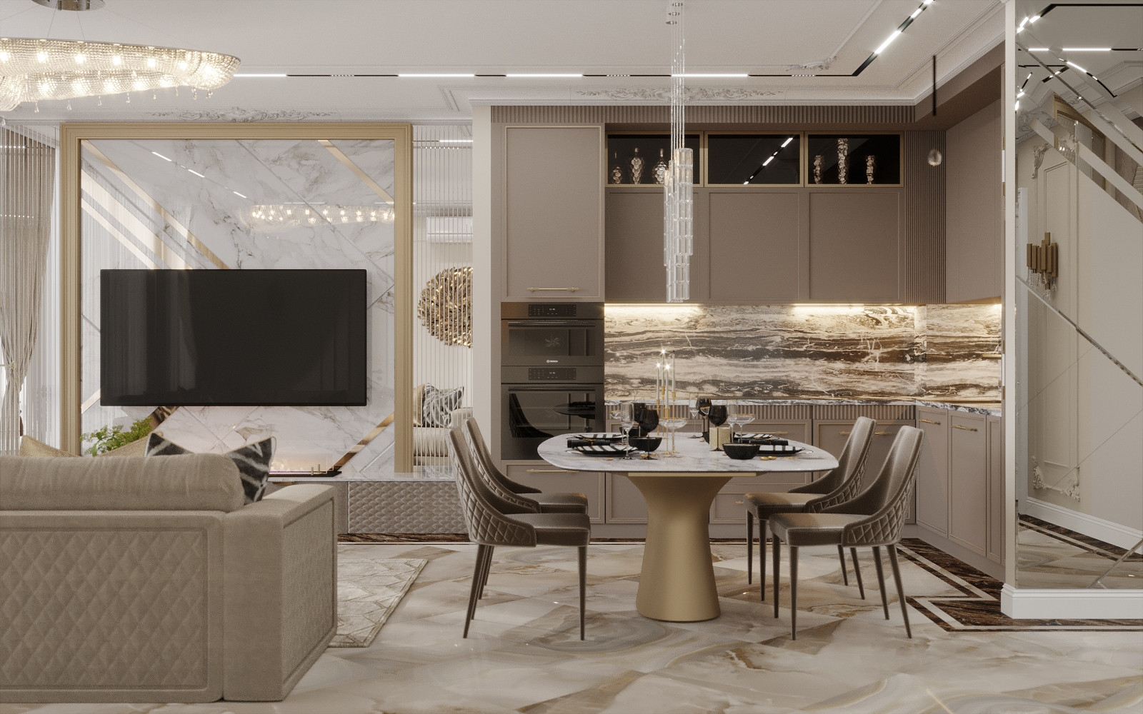 Дизайн интерьера квартиры в ЖК "Onyx Deluxe"