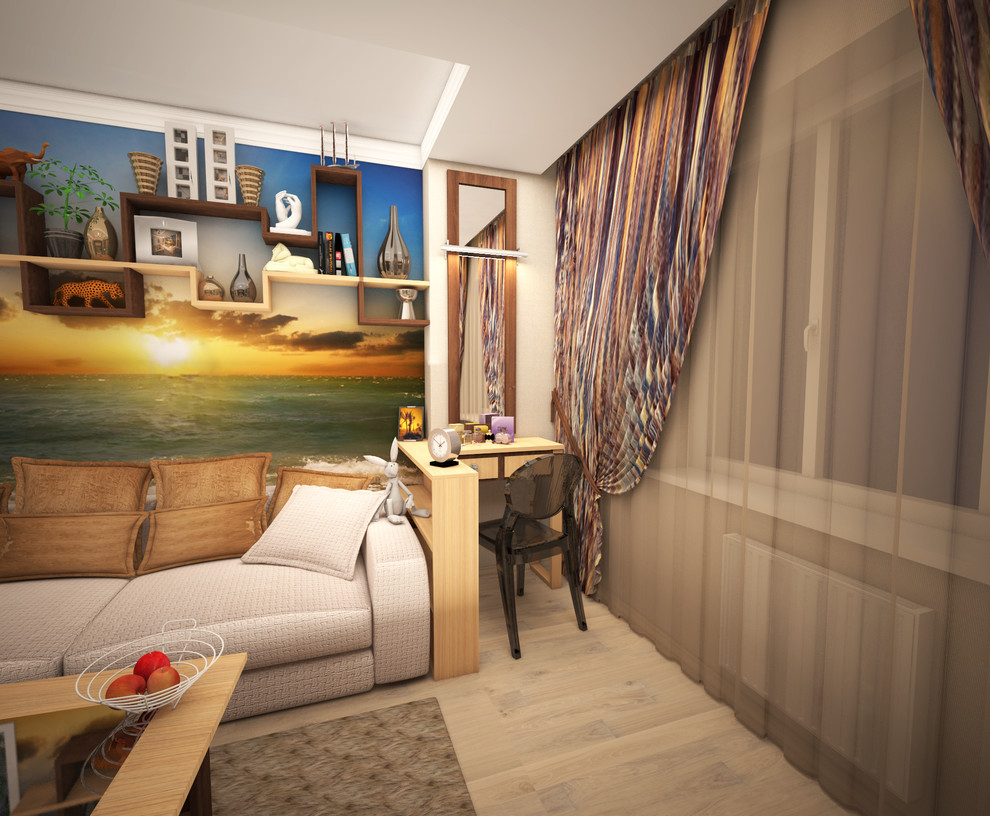 Спальня-гостиная для женщины