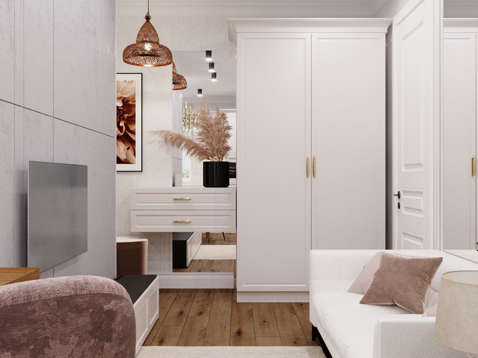 Квартира 40 м2 для семьи из 4 человек