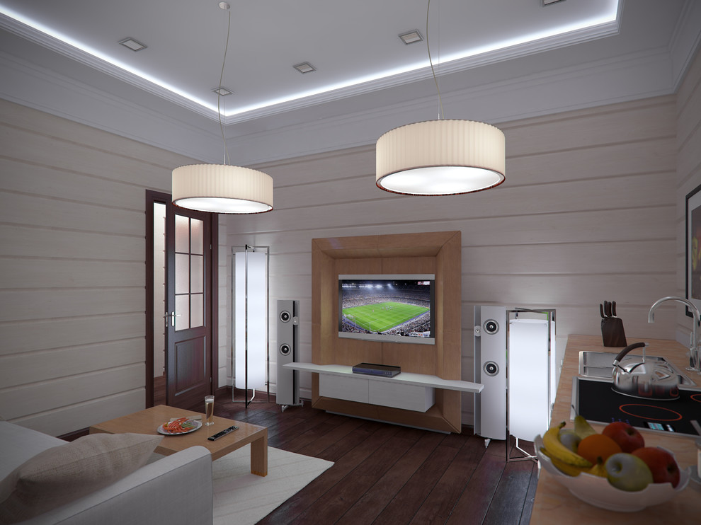 Интерьер деревянного дома