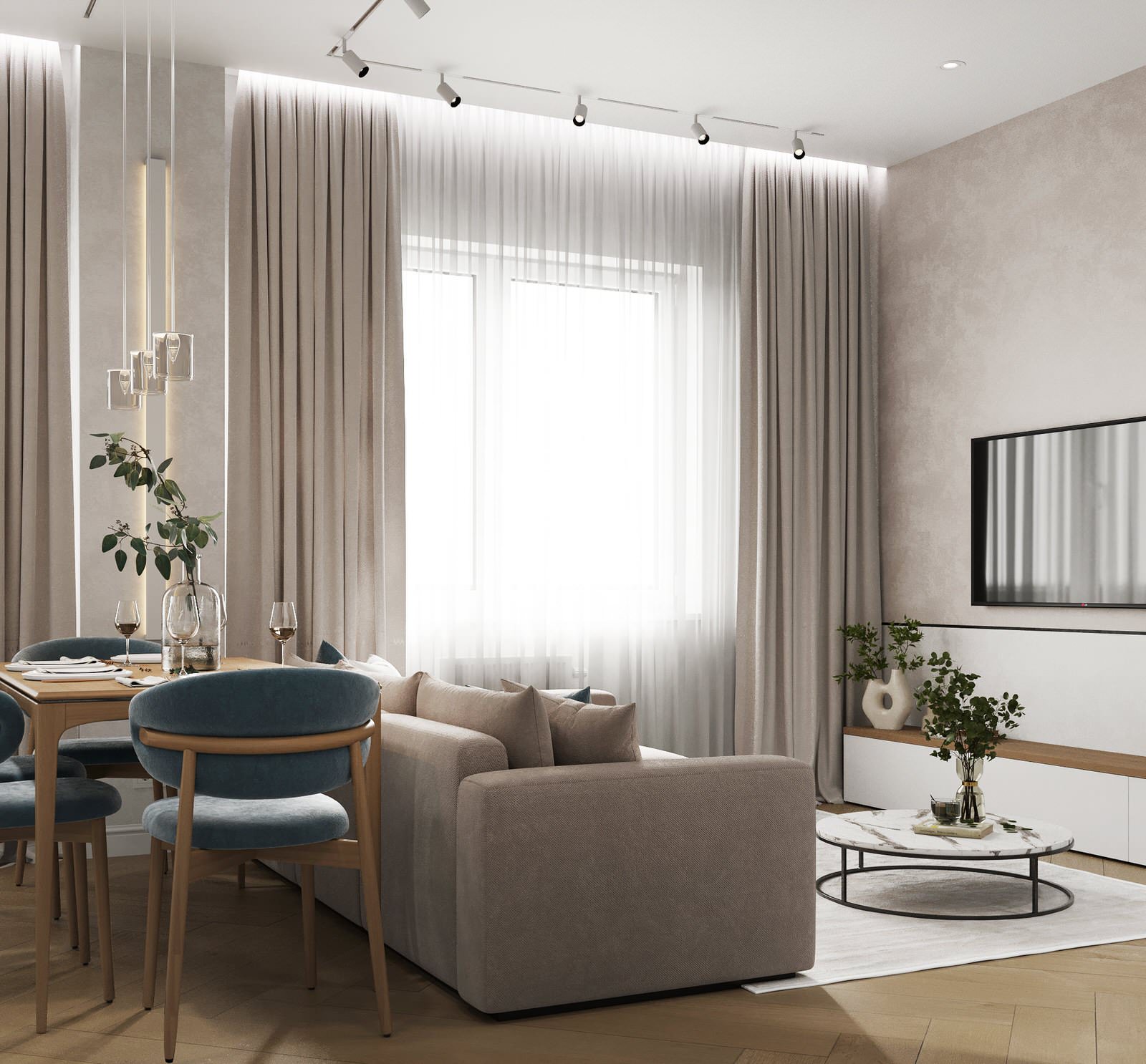 Дизайн-проект квартиры в Новой Боровой