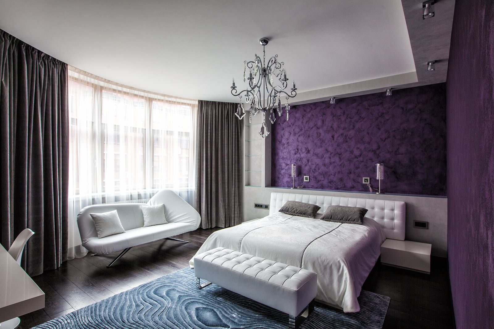 Спальня в проекте "Ультрафиолет"  в Донском проезде