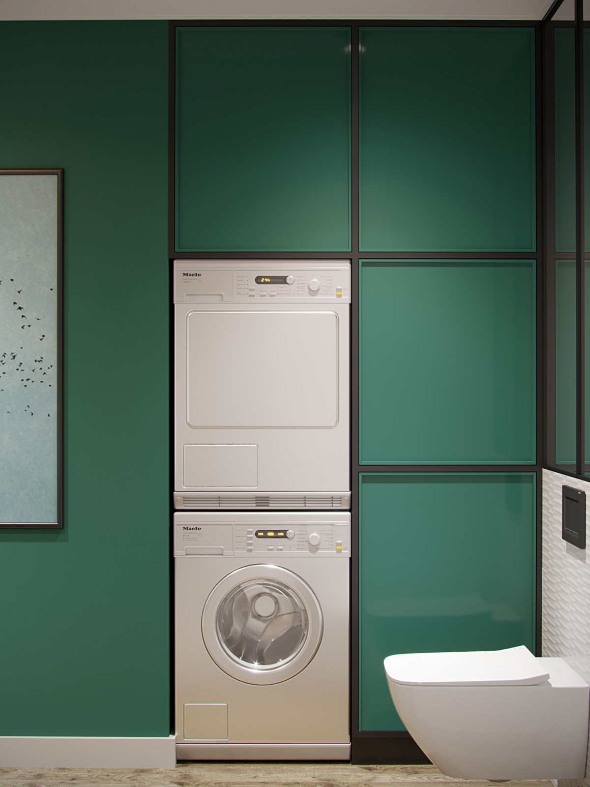 Гостевой сан. узел в современном стиле