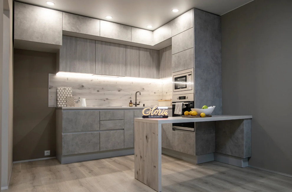 Кухня с барной стойкой - Сильвестро