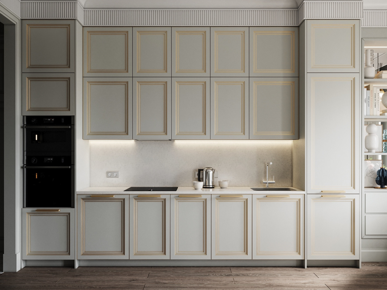 Кухня с подсветкой