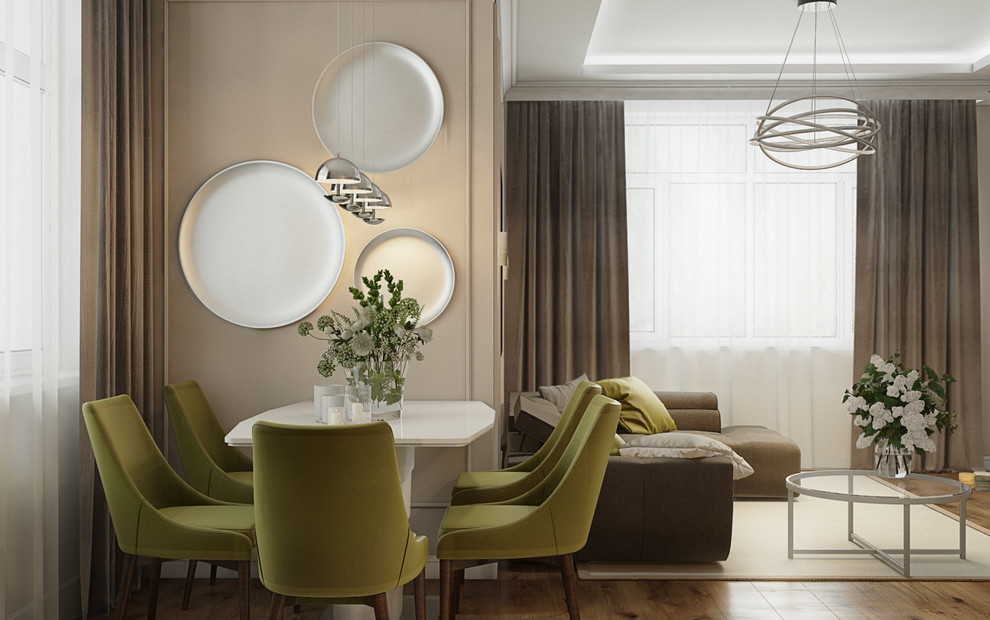 Кухня-гостиная. Визуализация