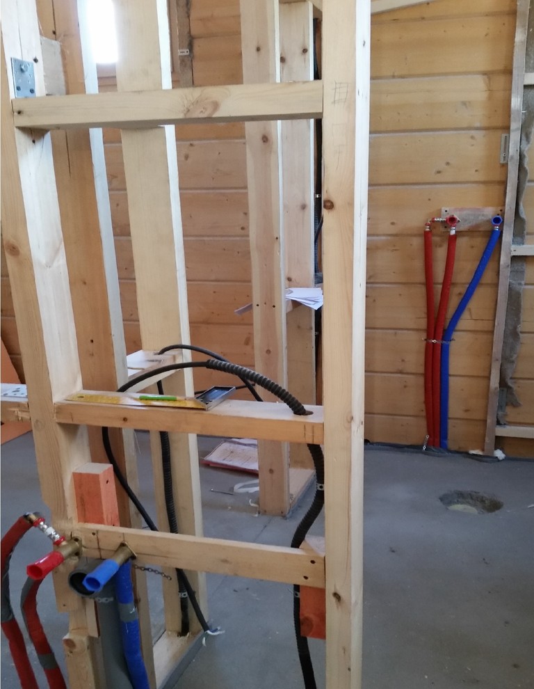 монтаж системы холодного и горячего водоснабжения