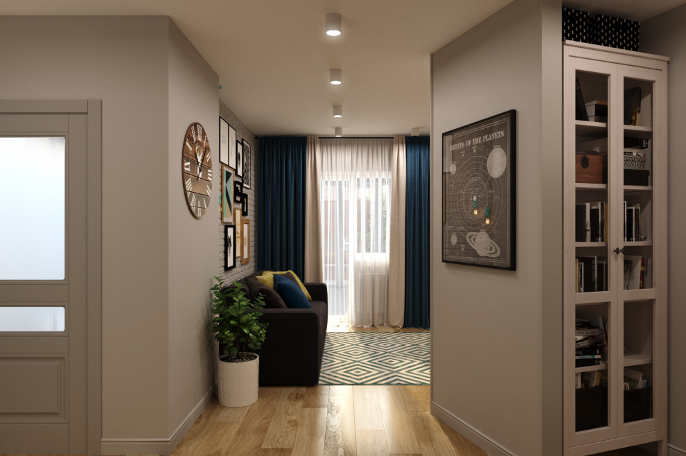 Квартира в сером