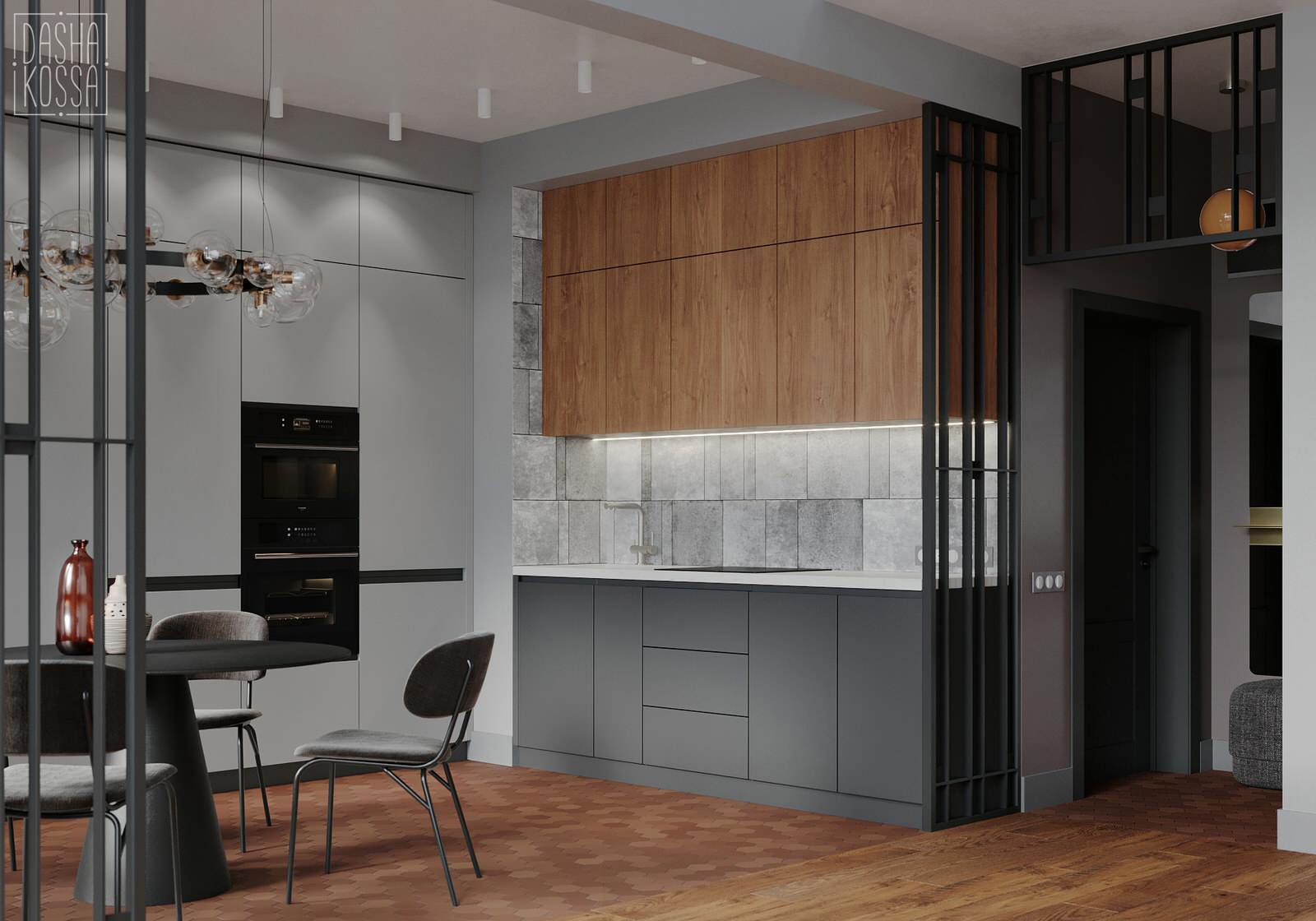 Двухуровневая квартира для загородной жизни в комфортных условиях